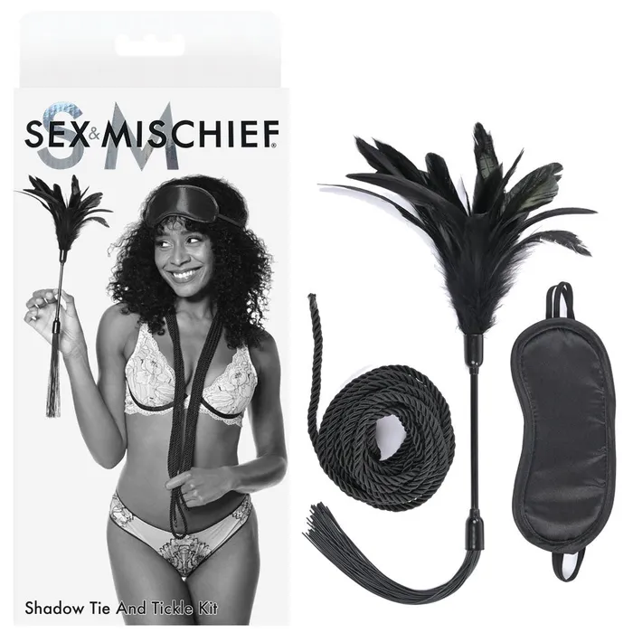 Sportsheets Couples Sex Mischief Shadow Tie and Tickle Kit