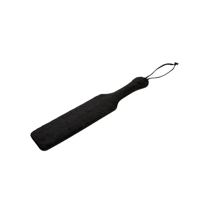 Sportsheets Restraints Leather Paddle with Black Fur Side