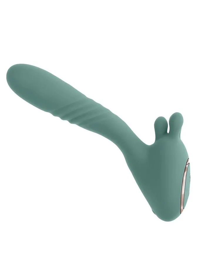 Thrust Into Ecstasy Rechargeable Silicone Dual Vibrator Evolved Female Sex Toys Thrust Into Ecstasy Rechargeable Silicone Dual Vibrator Evolved Female Sex Toys