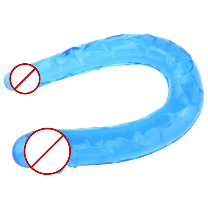 U Shape Soft Jelly Double Dildos Vagina Anal Plug sex toys for us Male Sex Toys U Shape Soft Jelly Double Dildos Vagina Anal Plug sex toys for us Male Sex Toys