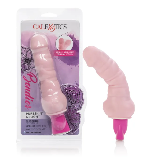 Vibrators California Exotic 10 Function Pure Bendi Pink
