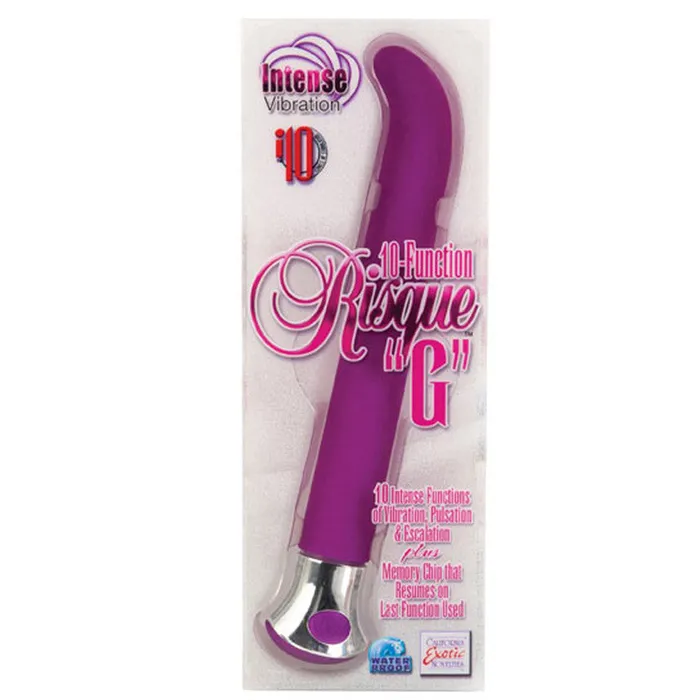 Vibrators California Exotic California Exotic 10Function Risque G Purple