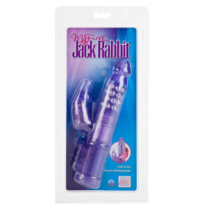 Vibrators California Exotic California Exotic My First Jack Rabbit Purple