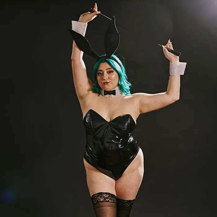 Vibrators Leg Avenue Bendable Velvet Bunny Ears