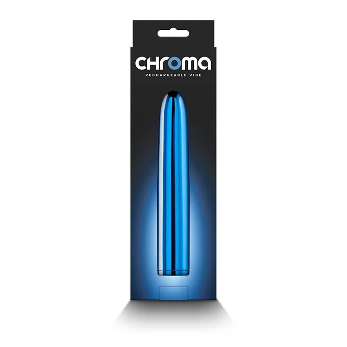 Vibrators NS Novelties Chroma Blue Metallic 17 cm USB Rechargeable Vibrator Vibrators NS Novelties Chroma Blue Metallic 17 cm USB Rechargeable Vibrator