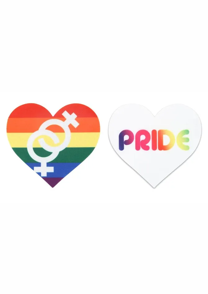 Vibrators PEEKABOO Peekaboo Pride Hearts Pasties