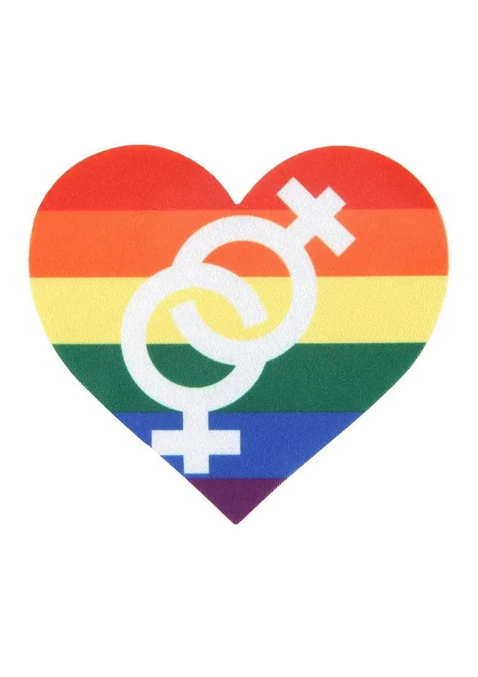 Vibrators PEEKABOO Peekaboo Pride Hearts Pasties
