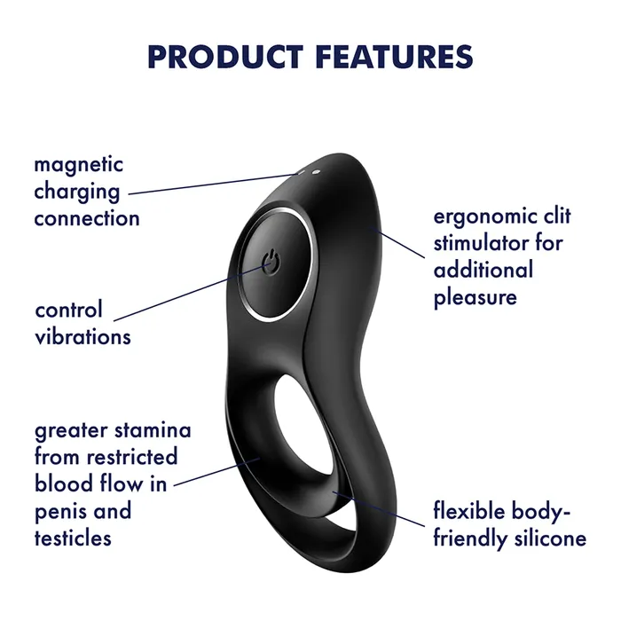 Vibrators Satisfyer Legendary Duo Vibrating Couples Ring Satisfyer