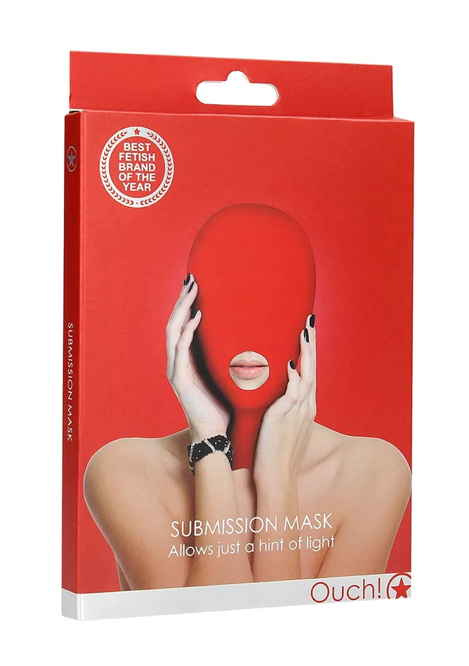 Vibrators Submission Mask Red Shots Ouch