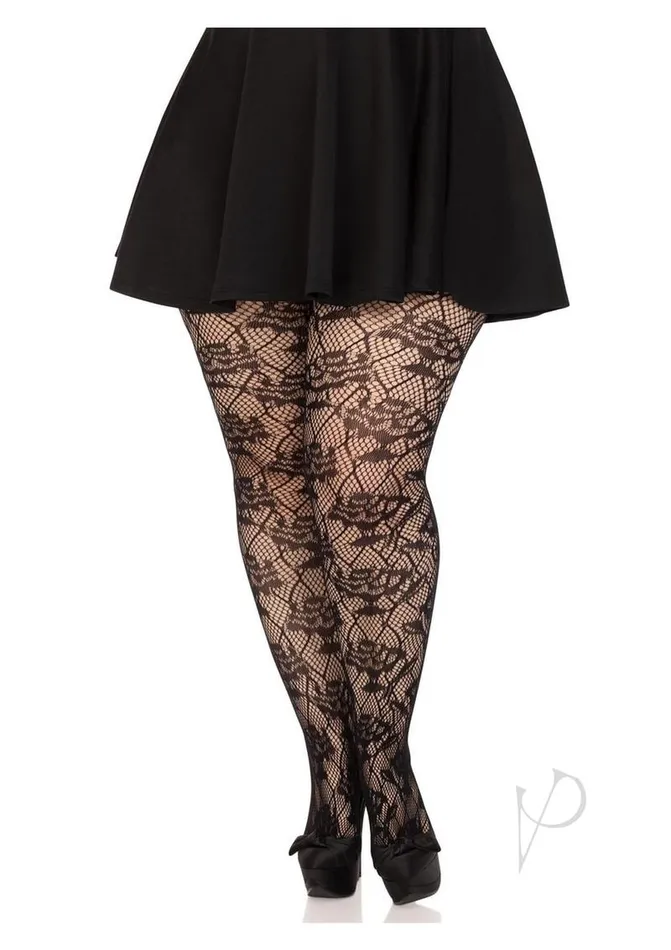 Wild Rose Net Tights 1x2x Leg Avenue Vibrators