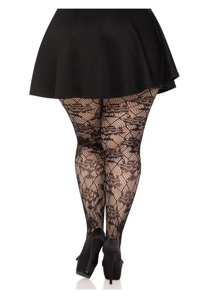 Wild Rose Net Tights 1x2x Leg Avenue Vibrators