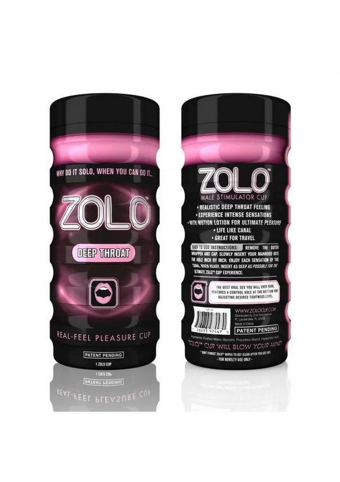 ZOLO Deep Throat Cup Masturbator Zolo Male Sex Toys