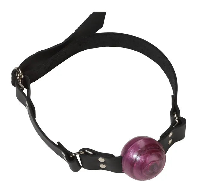 1 12 In Purple Ball Gag W Buckle Spartacus Vibrators