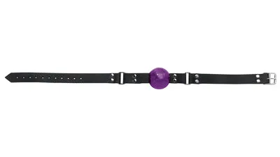 1 12 In Purple Ball Gag W Buckle Spartacus Vibrators