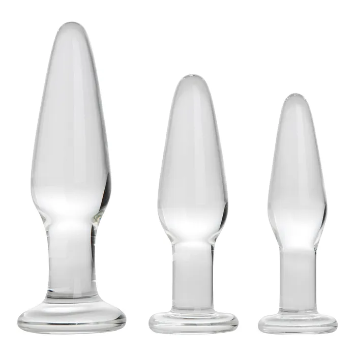 Adam and Eve Adam Eve Glass Anal Training Trio Male Sex Toys