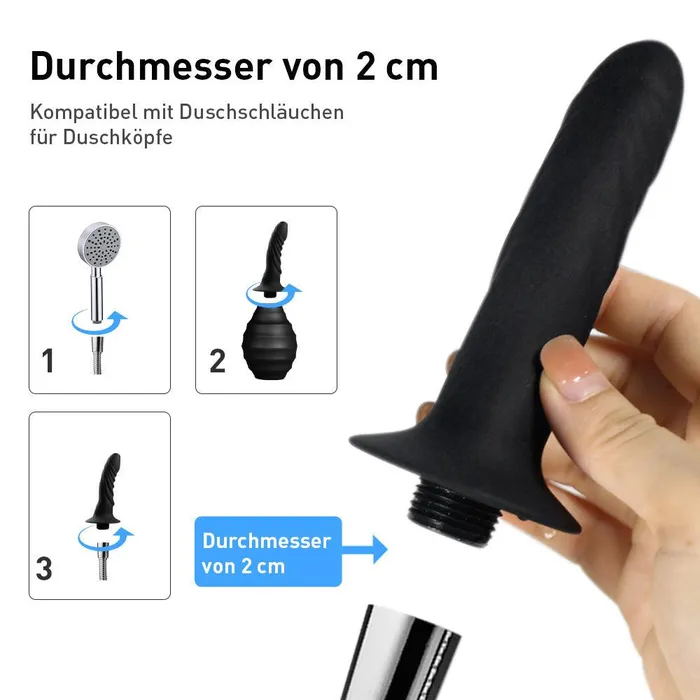Analdusche und Vaginaldusche 360ml Intimdusche Klistier xeoxhoneyde Vibrators