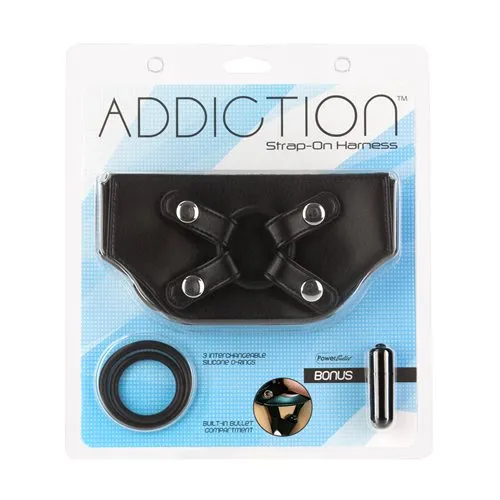 BMS Enterprises Female Sex Toys Addiction Strap On Harness Black