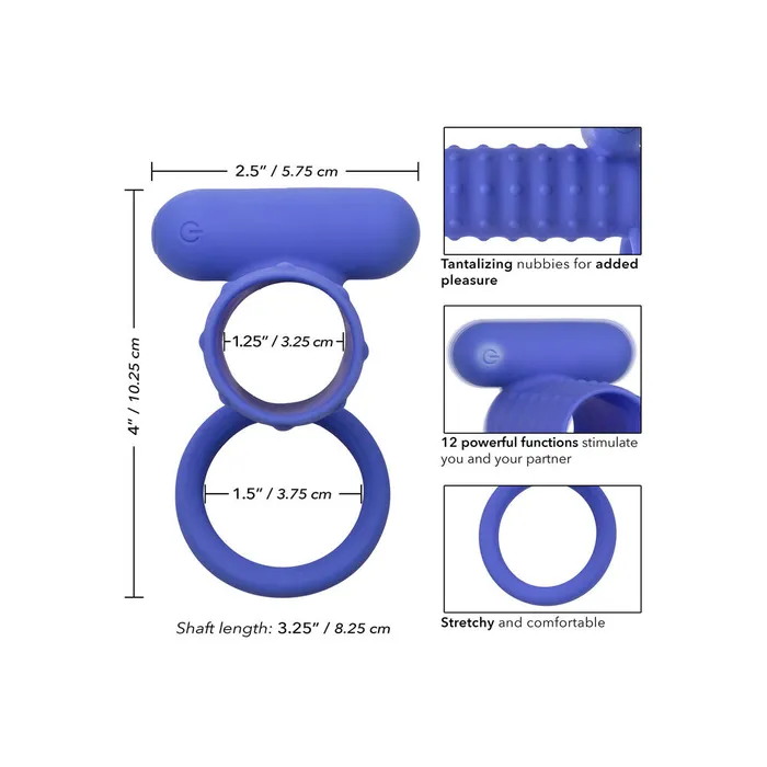 CalExotics Endless Desires Enhancer Vibrating Cock Sleeve With Scrotum Ring Male Sex Toys CalExotics Endless Desires Enhancer Vibrating Cock Sleeve With Scrotum Ring Male Sex Toys