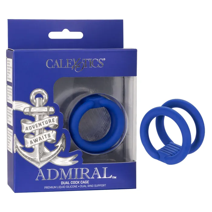 California Exotic Novelties Admiral Dual Cock Cage Male Sex Toys
