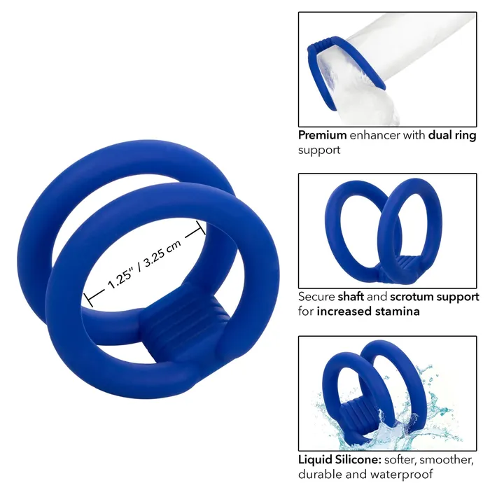 California Exotic Novelties Admiral Dual Cock Cage Male Sex Toys California Exotic Novelties Admiral Dual Cock Cage Male Sex Toys