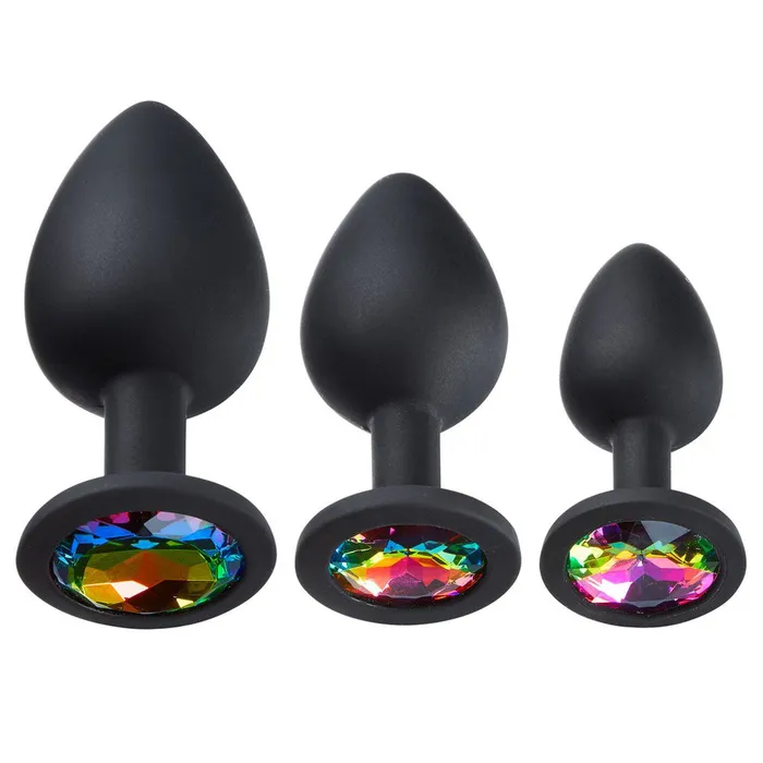Cloud 9 Novelties Gems Silicone Anal Plug Includes Small Med Large Size Cloud 9 Novelties Male Sex Toys Cloud 9 Novelties Gems Silicone Anal Plug Includes Small Med Large Size Cloud 9 Novelties Male Sex Toys