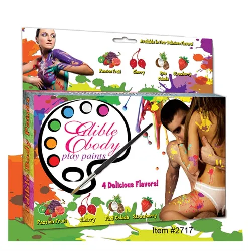 Couples Hott Products Edible Body Play Paints Kit
