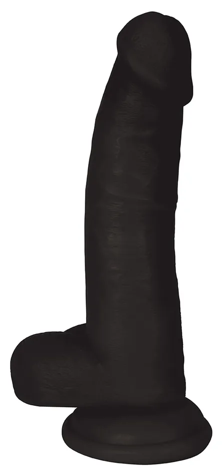 Dildos Curve Toys Jock 8 Dong With Balls Midnight