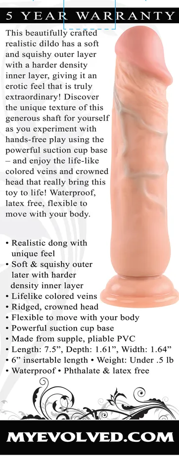 Dildos Evolved Novelties Realistic Dong 7 Light Dildos Evolved Novelties Realistic Dong 7 Light