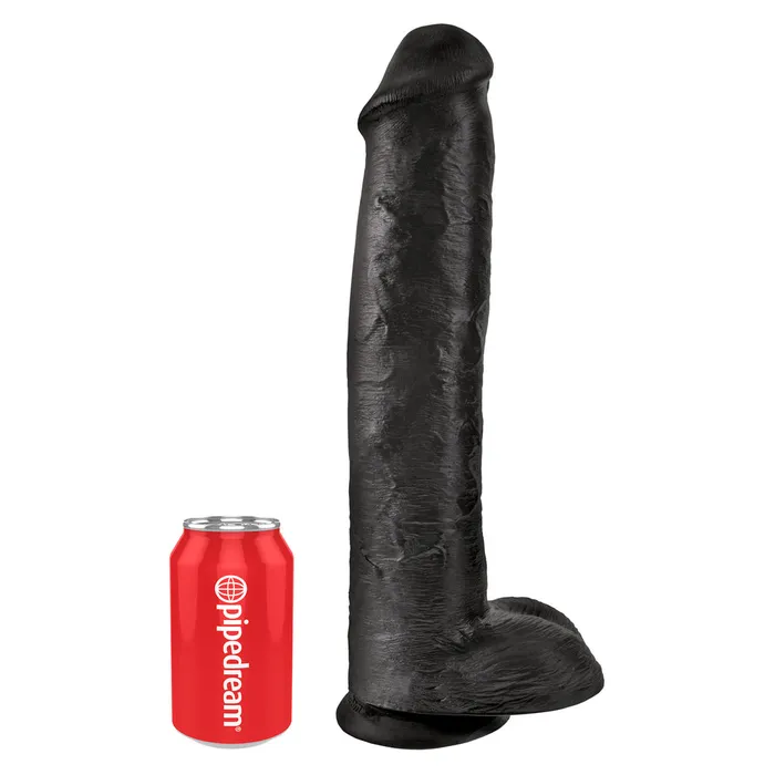 Dildos Pipedream King Cock 15 Inch Cock With Balls Black Dildos Pipedream King Cock 15 Inch Cock With Balls Black