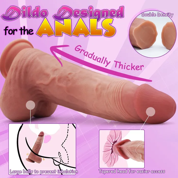 Dildos xeoxhoneyfr Mark XL Realistischer Dildo Silikon mit Starkem Saugnapf 178cm