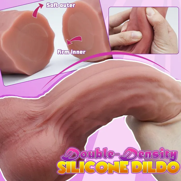 Dildos xeoxhoneyfr Mark XL Realistischer Dildo Silikon mit Starkem Saugnapf 178cm