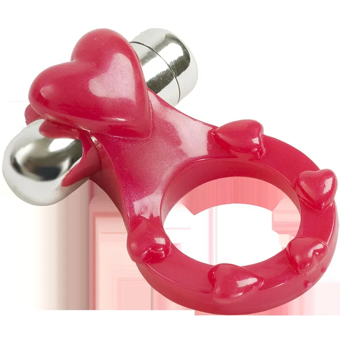 Doc Johnson Vibrators Love Ring Ruby Red
