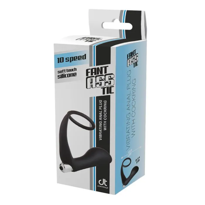 Fantasstic Vibrating Butt Plug With Cock Ring Dream Toys Male Sex Toys Fantasstic Vibrating Butt Plug With Cock Ring Dream Toys Male Sex Toys