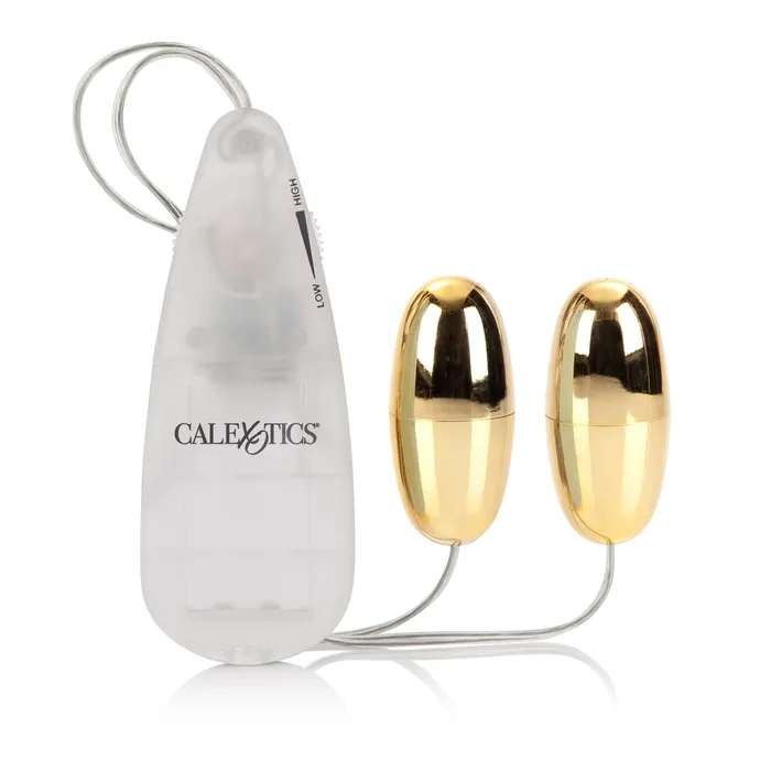 Female Sex Toys CalExotics Pocket Exotics Double Gold Bullet