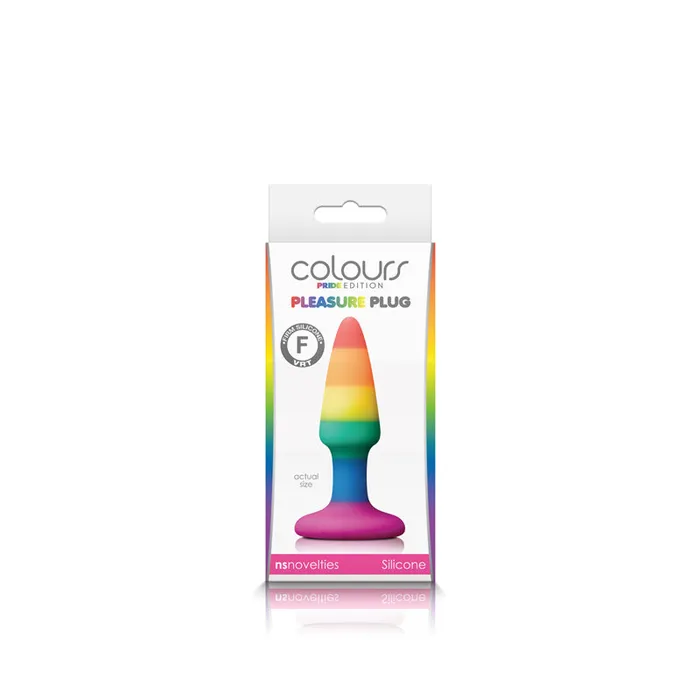 Female Sex Toys Colours Pride Edition Pleasure Plug Mini Rainbow NS Novelties