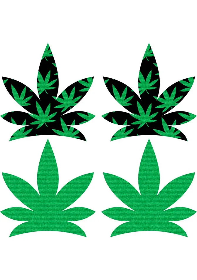 Female Sex Toys XGen Products Pasties Up In Smoke Leaves