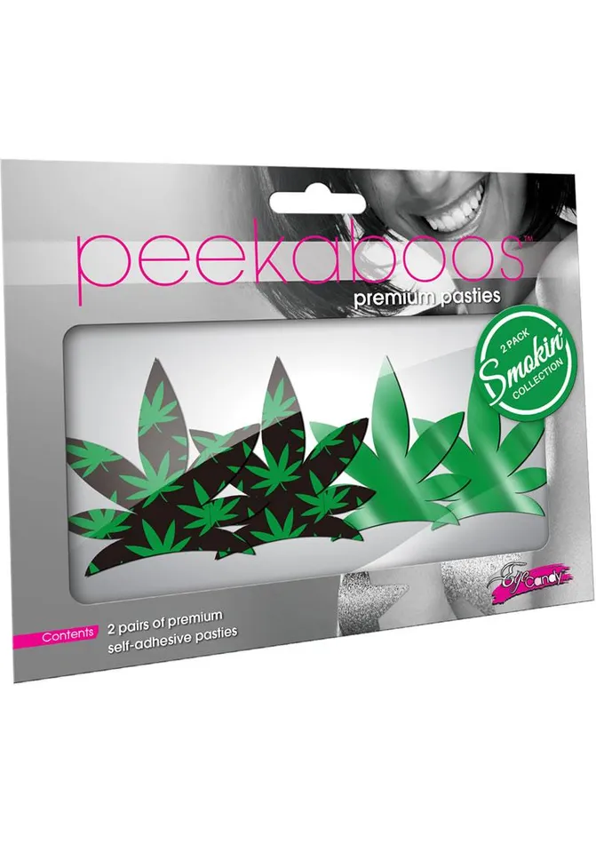 Female Sex Toys XGen Products Pasties Up In Smoke Leaves