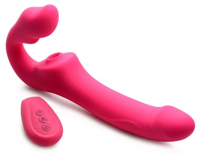 Female Sex Toys XR Brands Strap U Licking Vibrating Strapless Strapon W Remote Female Sex Toys XR Brands Strap U Licking Vibrating Strapless Strapon W Remote