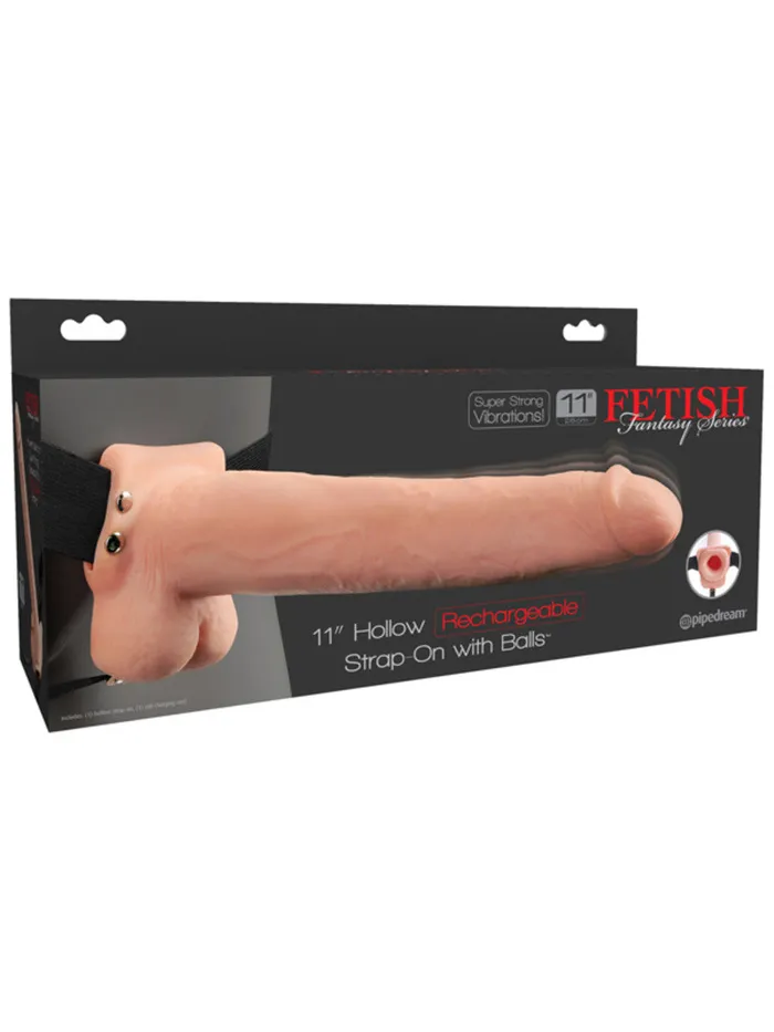 FETISH FANTASY Female Sex Toys FETISH FANTASY 11 HOLLOW RECHARGEABLE STRAPON WITH BALLS FLESH FETISH FANTASY Female Sex Toys FETISH FANTASY 11 HOLLOW RECHARGEABLE STRAPON WITH BALLS FLESH