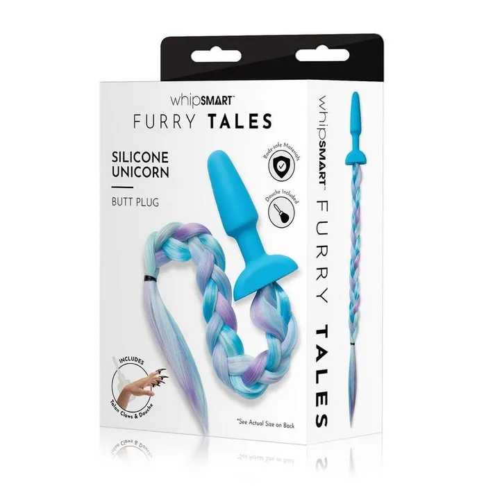 Furry Tales Silicone Unicorn Tail Butt Plug Blue Whipsmart Anal Furry Tales Silicone Unicorn Tail Butt Plug Blue Whipsmart Anal