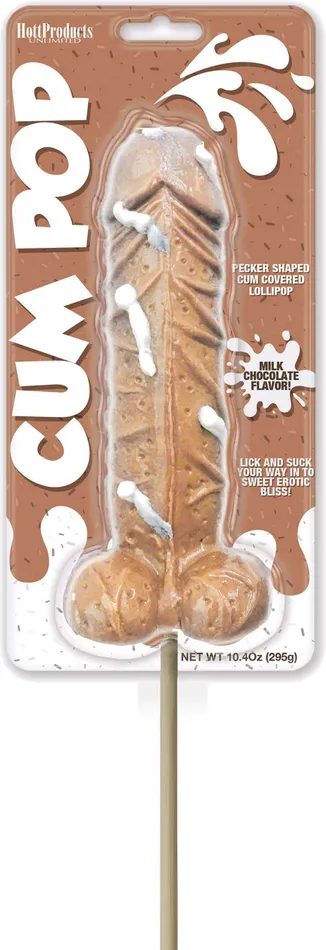 Hott Products Dildos Cum Cock Pops Milk Chocolate