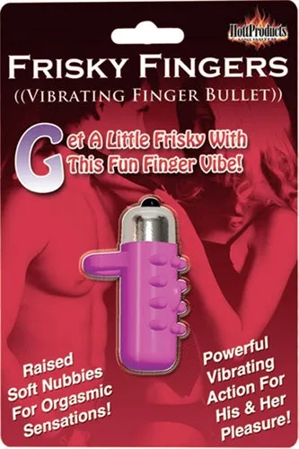 Hott Products Vibrators Frisky Fingers Purple