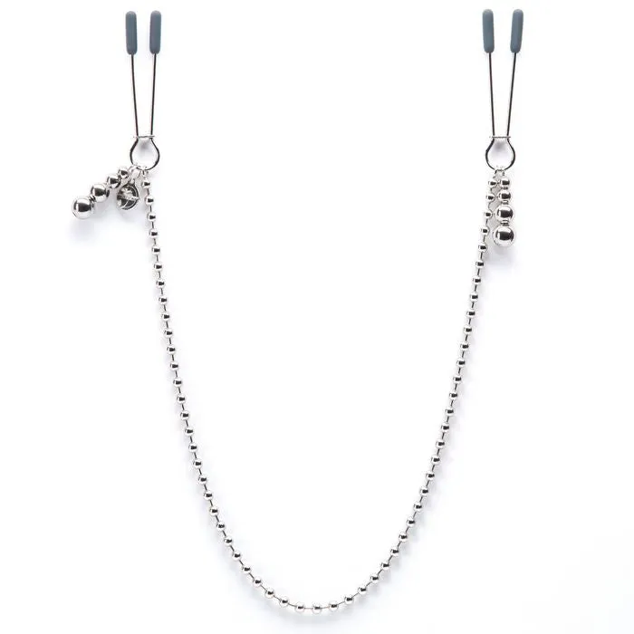 Love Honey Vibrators Fifty Shades Darker At My Mercy Beaded Chain Nipple Clamps