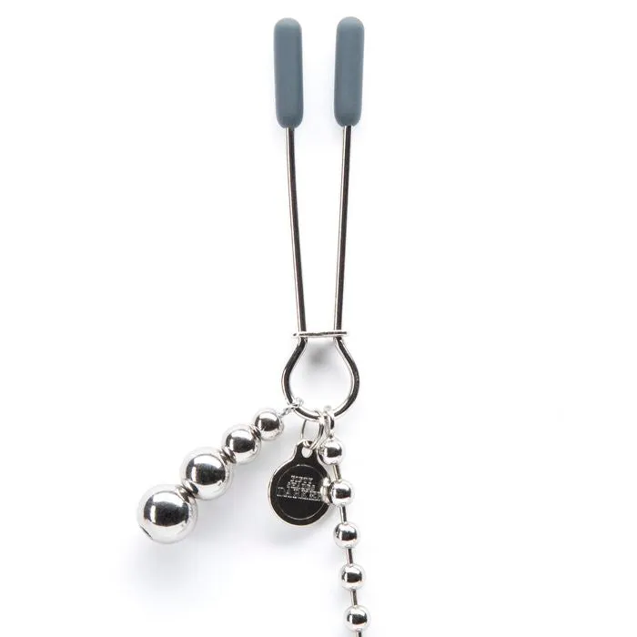 Love Honey Vibrators Fifty Shades Darker At My Mercy Beaded Chain Nipple Clamps