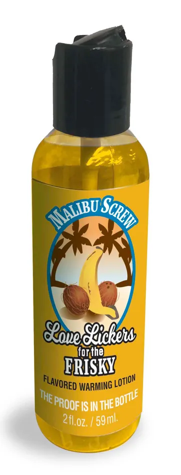 Love Lickers Massage Oil Malibu Screw 176 Fl Oz Little Genie Couples