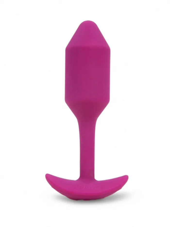 Male Sex Toys BVIBE Vibrating Snug Plug Medium Rose