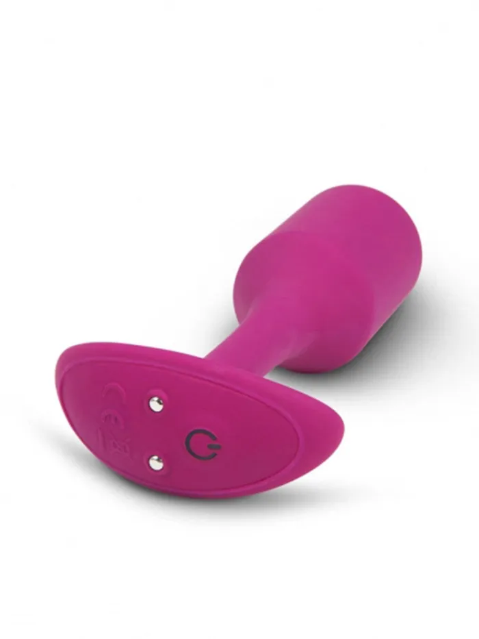 Male Sex Toys BVIBE Vibrating Snug Plug Medium Rose