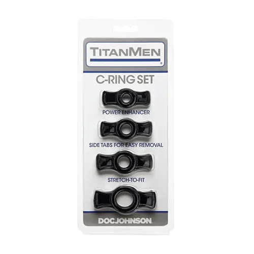 Male Sex Toys Doc Johnson TitanMen CRing Set