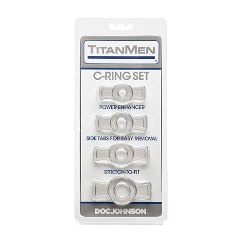 Male Sex Toys Doc Johnson TitanMen CRing Set