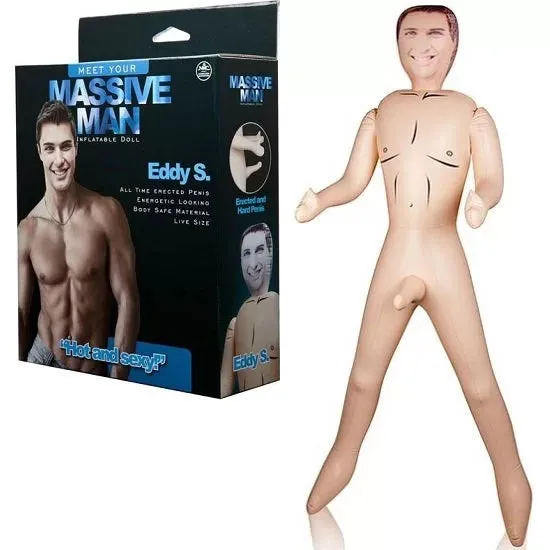 Male Sex Toys MASSIVE MAN EDDY S BLOW UP DOLL Not specified